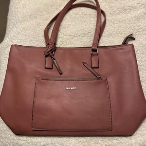 Nine West Mauve Tote Bag